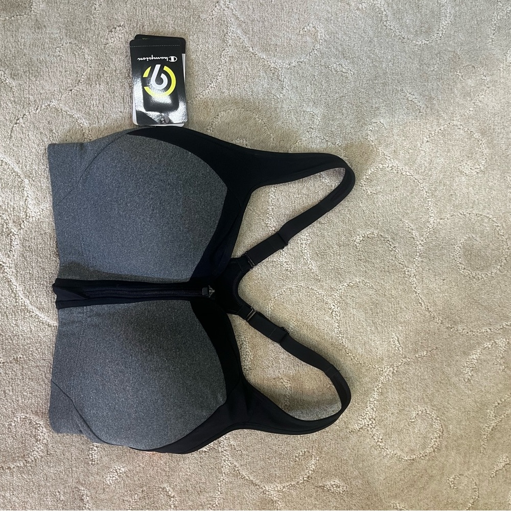 Champion Black and Gray Active Bra